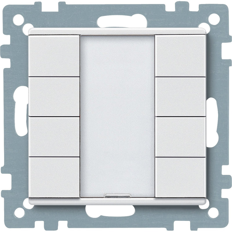 Schneider Electric - Bussystem-Tastsensor Taster 4fach plus MTN627819 polarweiß