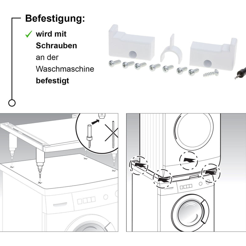 Siemens - Zubehör/Ersatzteile für Geschirrspüler, Wasch- und Trockengerät Verbindungssatz WZ20400 m.Auszug