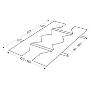 LTS Licht&Leuchten - Mechanisches Zubehör/Ersatzteile für Leuchten Verstärkungsrahmen ZVP 100 2-teilig universal