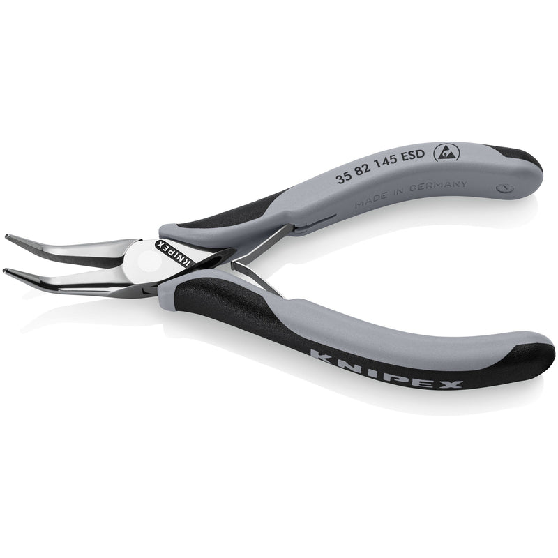 Knipex - Spezialwerkzeug für Kommunikationstechnik Elektronik-Greifzange ESD 35 82 145 ESD durchgesteckt Gelenk