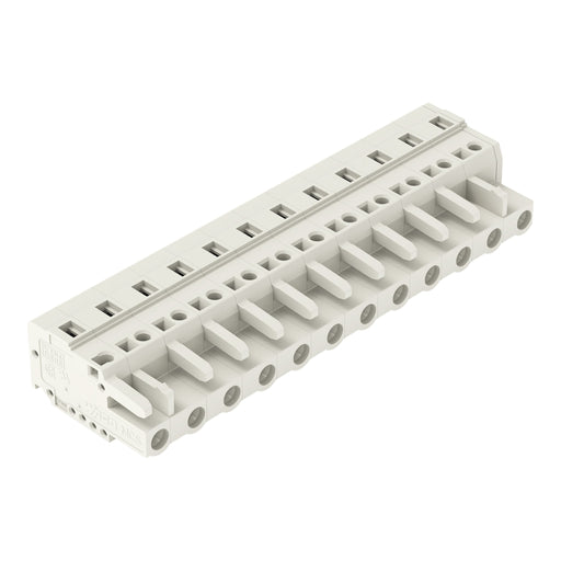 WAGO - Kabelsteckverbinder für Leiterplattensteckverbinder 1-Leiter-Federleiste 721-212/026-000 CAGECLAMP 2,5mm²,lgr − 25 Stück