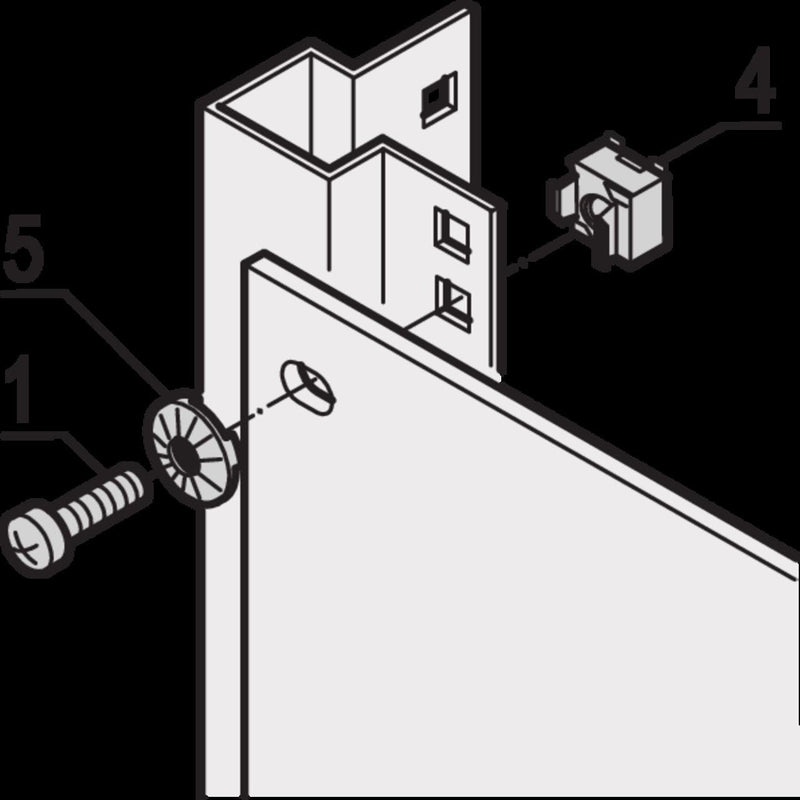 Schroff - Komponente für den Ausbau (Schaltschrank) Käfigmutter 21120131 (VE10) − 2 Packung