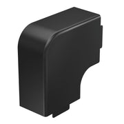 OBO Bettermann - Flachwinkel für Leitungführungskanal Flachwinkelhaube WDK HF40060SW 40x60 PVC sw − 2 Stück