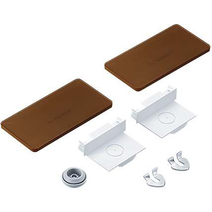Zumtobel - Mechanisches Zubehör/Ersatzteile für Leuchten Endkappen-Set ECOOS2 ENDCAP SET BZ