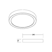 Brumberg Leuchten - Downlight/Strahler/Flutlicht LED-Anbaupanel 12246073
