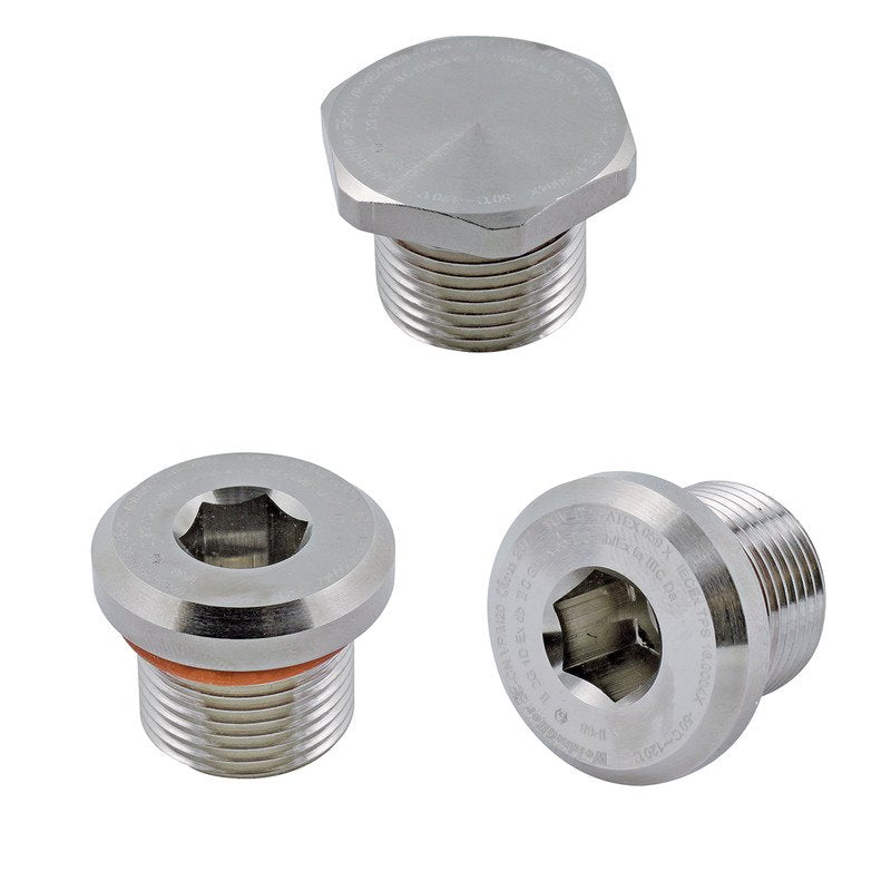 Weidmüller - Kabeleinsteckstutzen Dichtstopfen VPS M40-EX W M 40 x 1,5, 16 mm − 12 Stück