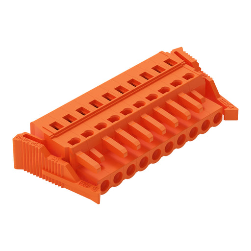 WAGO - Kabelsteckverbinder für Leiterplattensteckverbinder 1-Leiter-Federleiste 231-310/037-000 CAGECLAMP,2,5mm²,or − 25 Stück