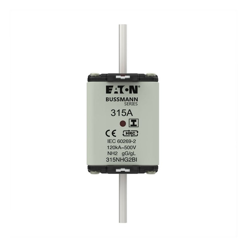 Eaton - Messersicherung Sicherungseinsatz Nieders. NH FUSE 31#315NHG2BI 315A AC 500V 120kA − 3 Stück