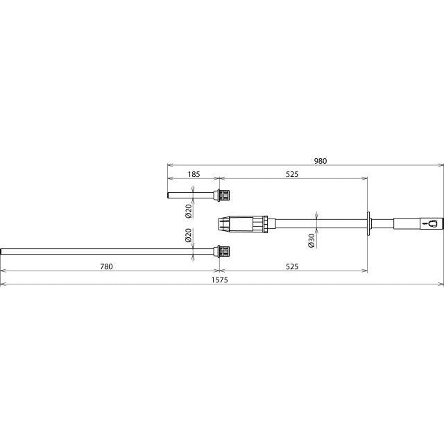DEHN - Spannungsprüfgerät Spannungsprüfer PHE III PHE3 6 20 SL 6..20kV 50Hz Kat.S/L