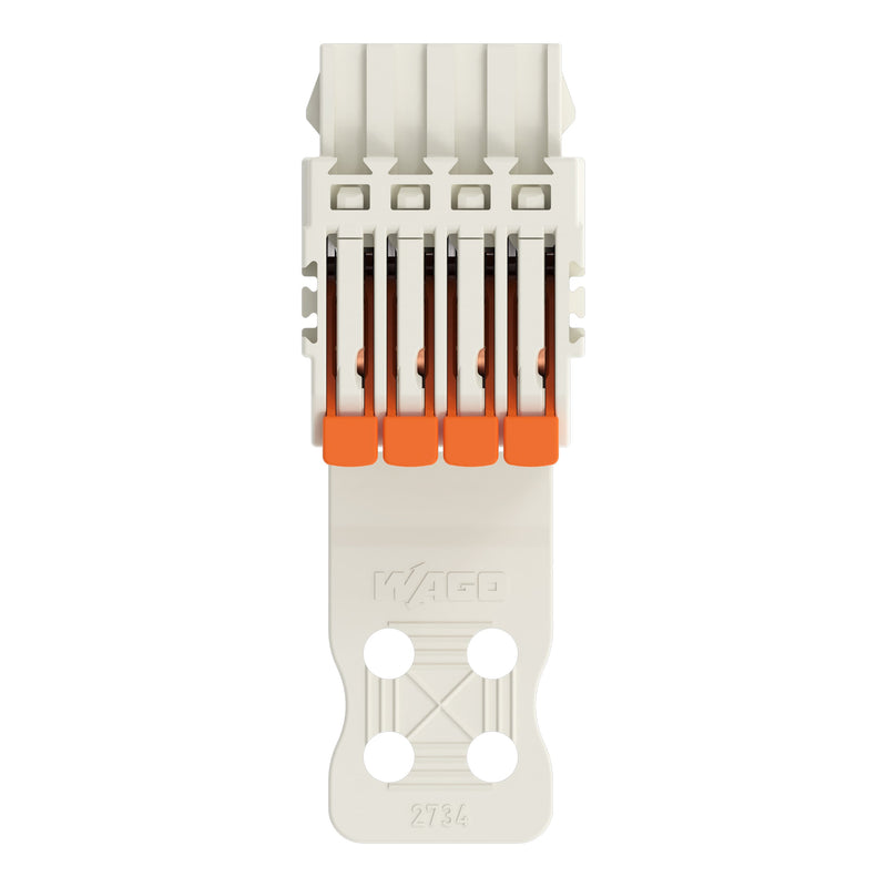WAGO - Kabelsteckverbinder für Leiterplattensteckverbinder 1-Leiter-Federleiste 27341104327000300000 PushinCAGECLAMP,lgr − 50 Stück