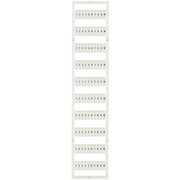 WAGO - Klemmenmarkierung WMB-Bezeichnungssystem 793-3502 W:1-10 je(10x) − 5 Stück