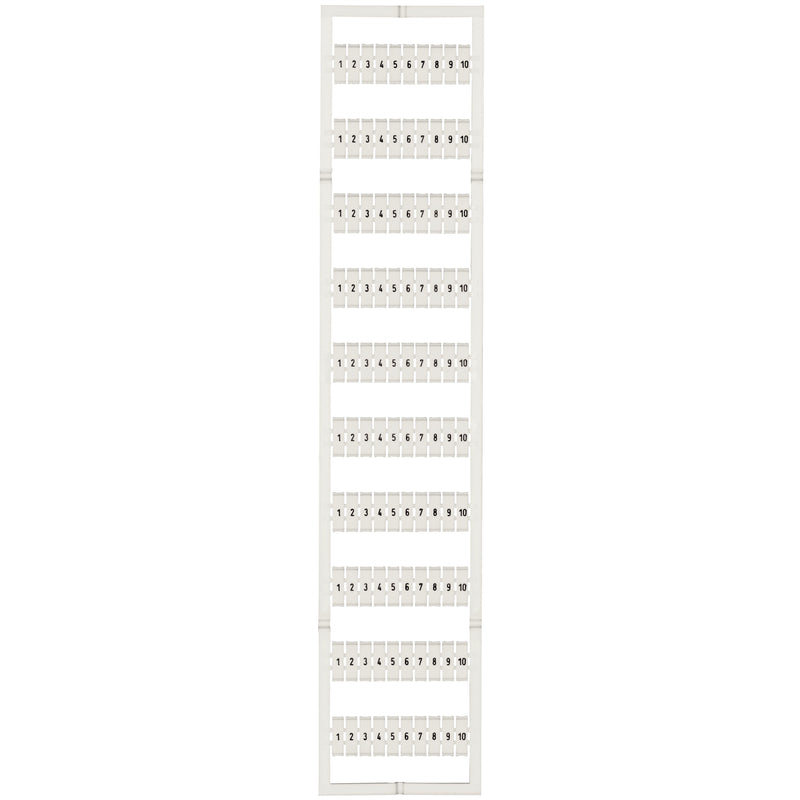 WAGO - Klemmenmarkierung WMB-Bezeichnungssystem 793-3502 W:1-10 je(10x) − 5 Stück