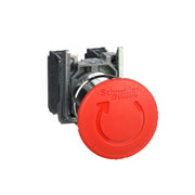 Schneider Electric - NOT-AUS-Taster, Komplettgerät Not-Aus-Taster XB4BS8445 1S1Ö, überl.Drehentr