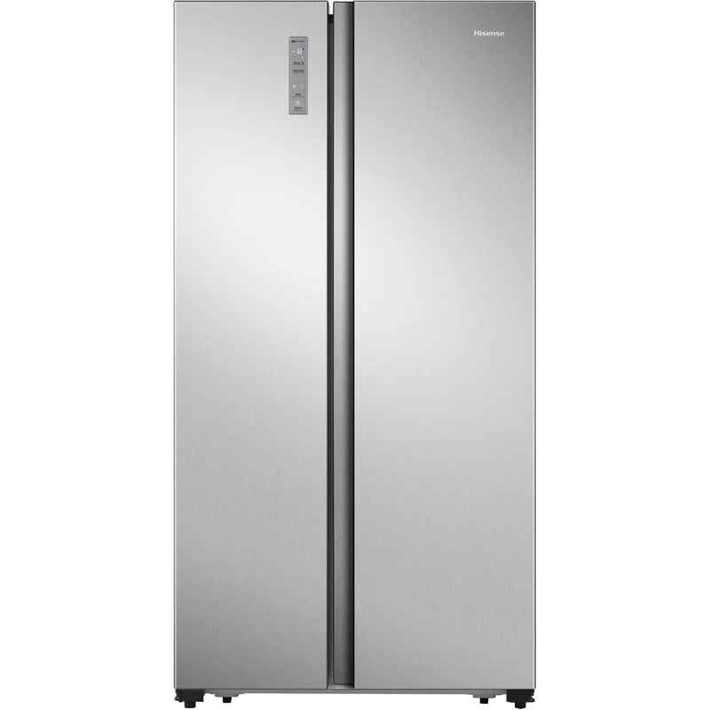 Hisense - Kühl-/Gefrierkombination Kühl/Gefrierkombi SbS RS677N4ACC steel look