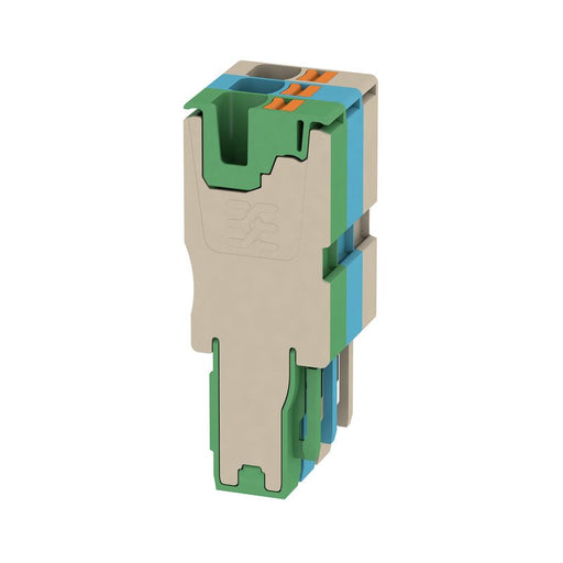 Weidmüller - Zubehör/Ersatzteile für Klemmen Stecker APG 4/3-BG-BL-GN PUSH IN, 4 mm² − 25 Stück
