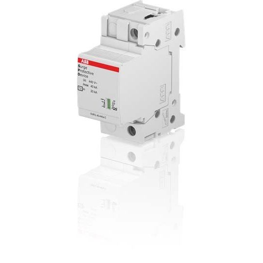 ABB Stotz S&J - Überspannungsableiter für Energietechnik/Stromversorgung Überspannungsschutz OVR T2 40-440s P QS 400/690V einpolig