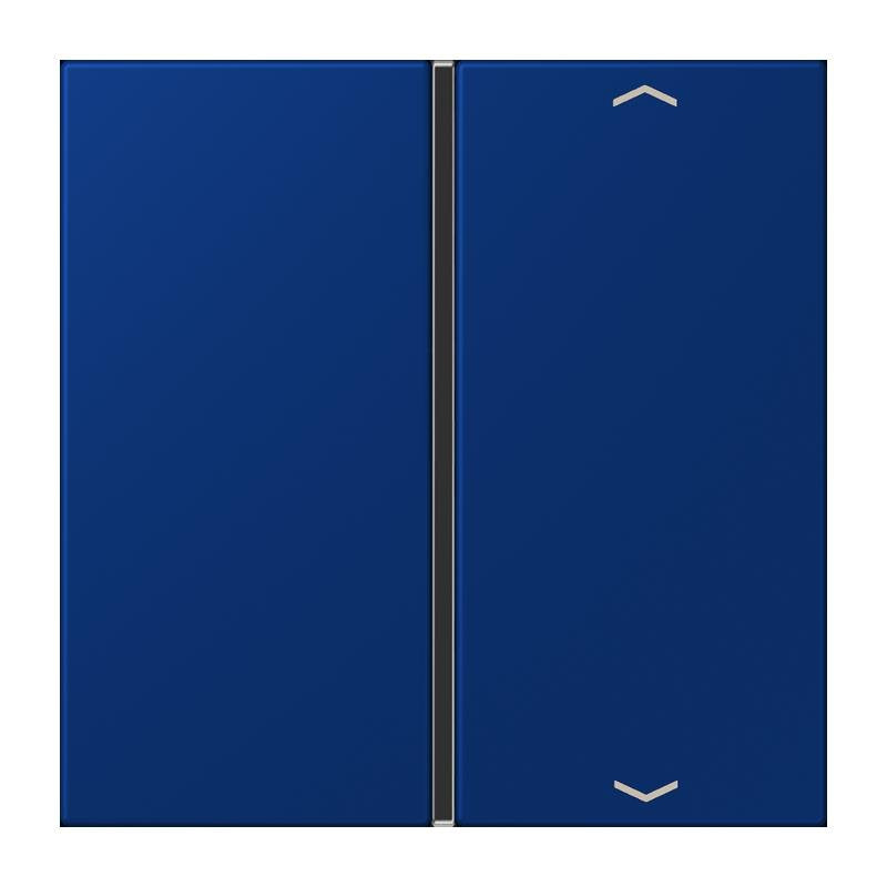 Jung - Abdeckung/Bedienelement für Installationsschalterprogramme Taste 1fach m. Pfeilsymb. LC 401 TSAP 261 bleu outremer fonce