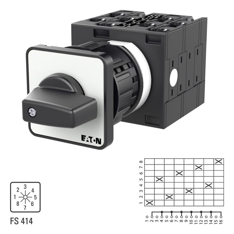 Eaton - Steuerschalter Stufenschalter T3 32A T3-4-8235/EZ 32A Zentraleinbau