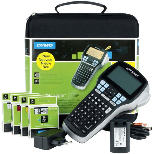 Newell Brands - Beschriftungsgerät LabelManager DYMO LMR-420P ABC K. ABC-Tastatur +Koffer