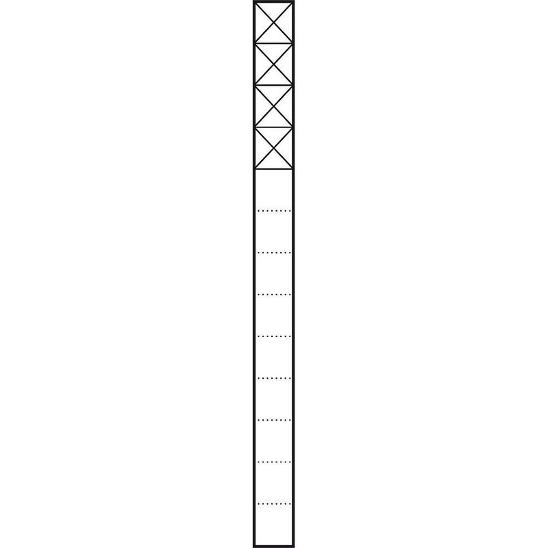Siedle&Söhne - Kommunikations-Säule Kommunikations-Stele KSF 613-4 DG 1,3m dgr/gli 4Mod