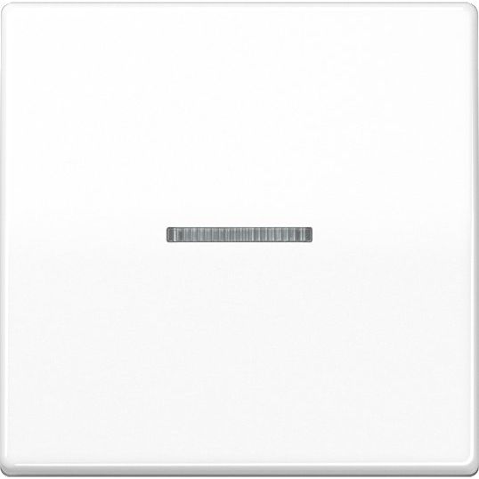 Jung - Abdeckung/Bedienelement für Installationsschalterprogramme Wippe Lichtleiter aws AS 591 KO5BF WW für Schalter/Taster