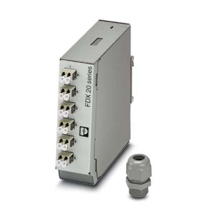 Phoenix Contact - System-Patchpanel LWL Verteiler 6xLC-D FOC-FDX20-PP-LCD6-MM − 1 Stück