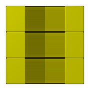 Jung - Abdeckung/Bedienelement für Installationsschalterprogramme Tastensatz 3fach LC 503 TSA 249 vert olive vif