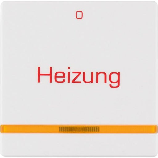 Berker - Abdeckung/Bedienelement für Installationsschalterprogramme Wippe mit Linse 16216009 Heizung pws/samt