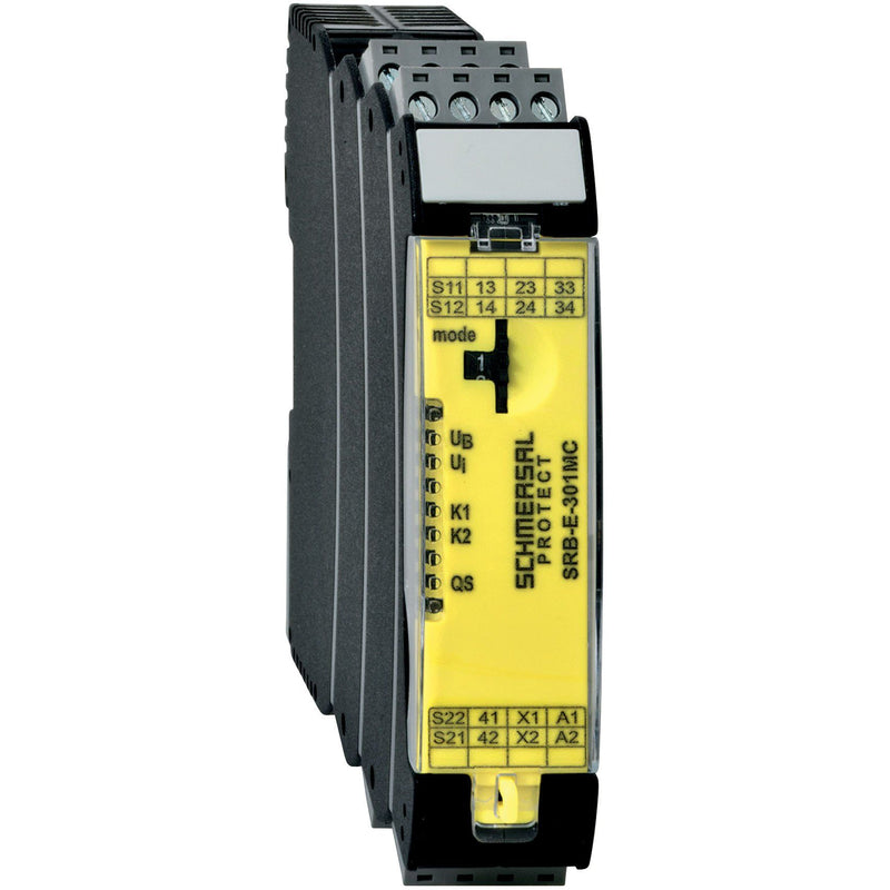 Schmersal - Gerät zur Überwachung von sicherheitsgerichteten Stromkreisen Sicherheitsrelais-Baustein SRB-E-301MC  − 1 Stück