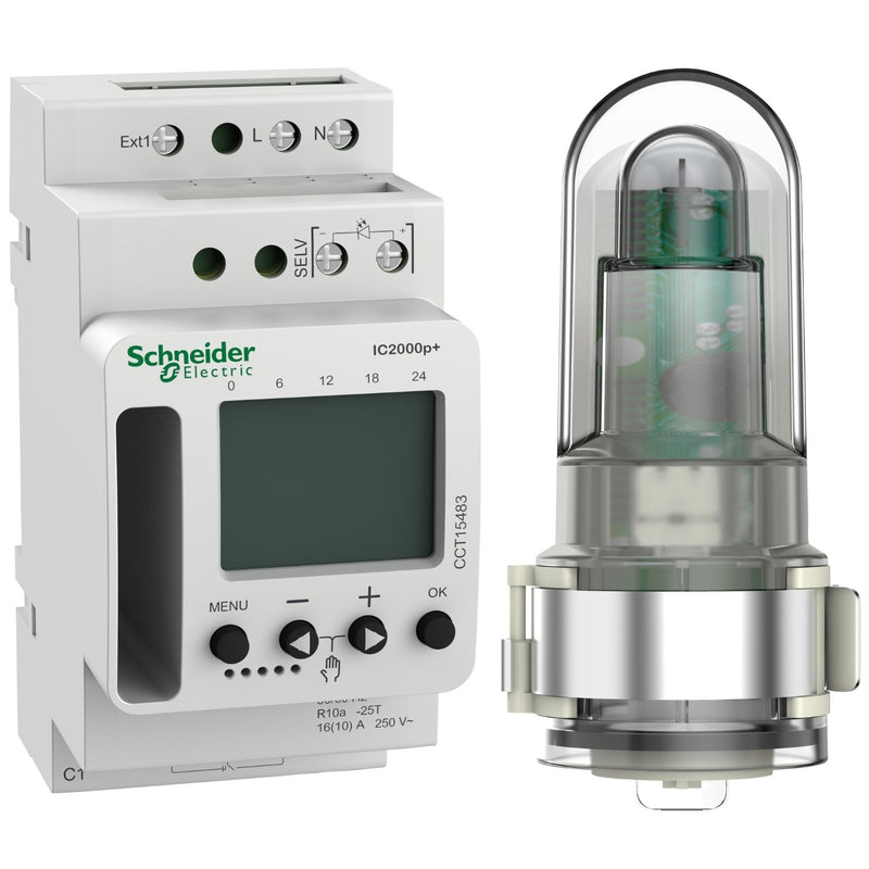 Schneider Electric - Dämmerungsschalter Reiheneinbau Dämmerungsschalter CCT15483 IC 2000P+ − 1 Stück