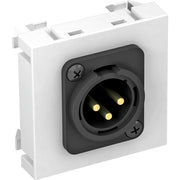 OBO Bettermann - Einsatz/Abdeckung für Kommunikationstechnik Multimediaträger 3-polig MTG-X3M S RW1 St m. Schraubanschl