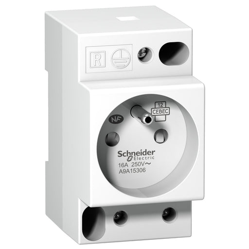 Schneider Electric - Steckdose Reiheneinbau Steckdose A9A15306 16A Ausführung FR