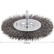 Bosch - Rotierende Drahtbürste PRO Metal clean 1609200273 Scheibenbürste