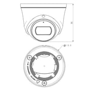 Grothe - Kamera für Überwachungssystem IP Dome-Kamera VK 1099/621 4K NEIUS