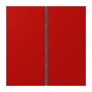 Jung - Abdeckung/Bedienelement für Installationsschalterprogramme Tastensatz 2fach LC 402 TSA 227 rouge vermillon 31