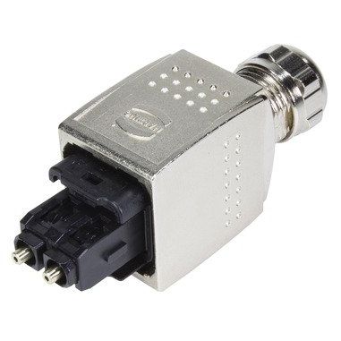 Harting - Rechtecksteckverbinder, Set (Industriesteckverbinder) Steckverbinder-Set 09352410401 Han PushPull SCRJ