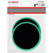 Bosch - Systemzubehör für Schleifen/Polieren (Akku/elektrisch/Druckluft) Polierschwamm, 77 mm, 2608623363(VE2) geschnitten, 2 Stk