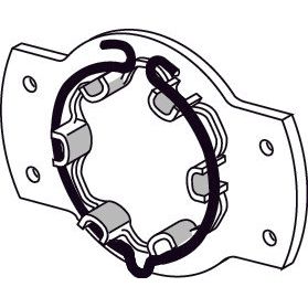 Somfy - Zubehör/Ersatzteile für Tor-/Rollladenantriebe Universallager 9410715 f.Blendkappensysteme