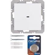 Berker - Bussystem-Hand-/Wandsender KNX-Funk Wandsender 1fach 85655289 polarweiß glänzend