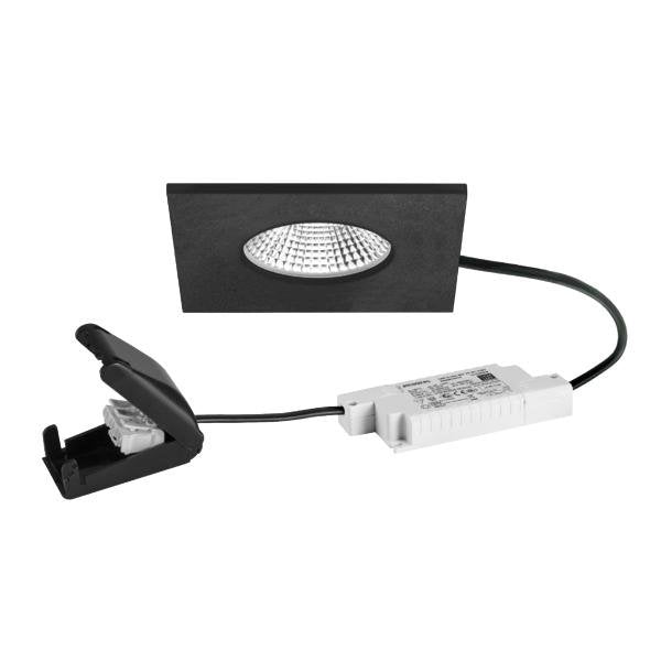 Brumberg Leuchten - Downlight/Strahler/Flutlicht LED-Einbaudownlight 230V 39481183AB 3000K, sw