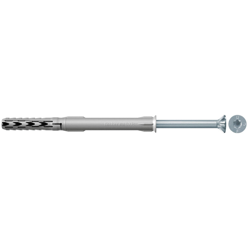 Fischer Deutschl - Allzweckdübel Langschaftdübel SXR10X120TKNV(VE4) SXR 10x120 T K (4) − 5 Packung