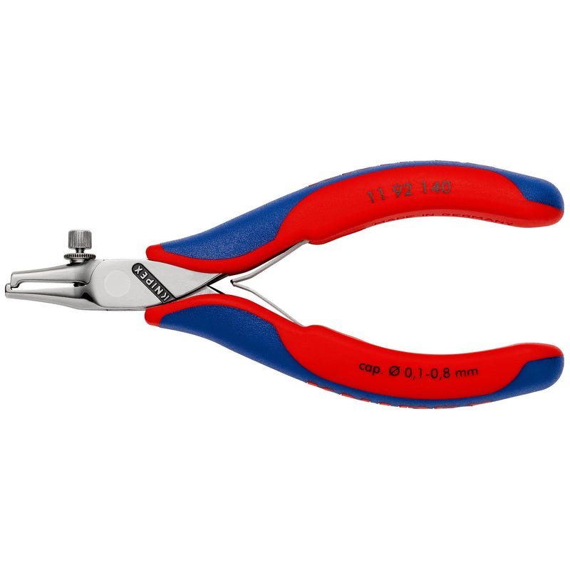 Knipex - Abisolierzange Elektronik-Abisolierzange 11 92 140 spiegelpoliert,140mm