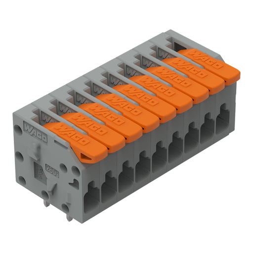 WAGO - Leiterplattenklemme 2601-1109 1,5mm²,gr − 60 Stück