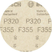 Bosch - Schleifpapier/Schleifvlies PRO F355 Schleifblatt, 125 2608606759 mm, 320, 10-tlg