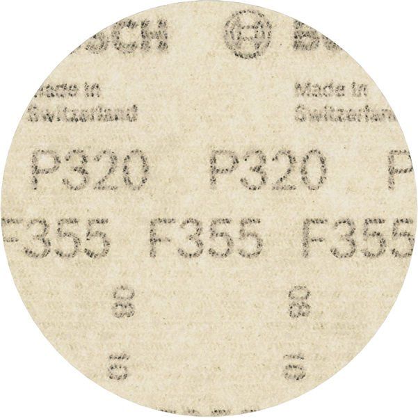 Bosch - Schleifpapier/Schleifvlies PRO F355 Schleifblatt, 125 2608606759 mm, 320, 10-tlg