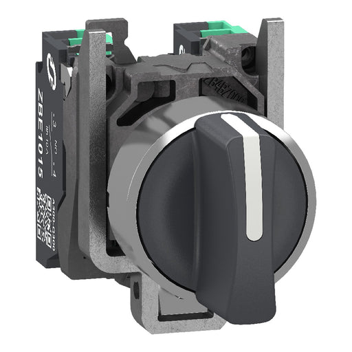 Schneider Electric - Wahlschalter, Komplettgerät Wahlschalter Sw 2S 3-St. XB4BD335 22Mm Push In
