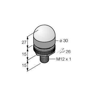 Turck - Optisches/Akustisches Signalgerät LED-Anzeige K30LYBWPQ Kennleuchte − 1 Stück