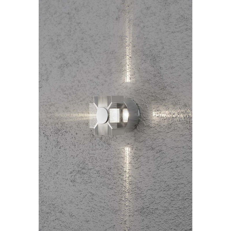 Gnosjö Konstsmide AL - Decken-/Wandleuchte LED-Wandleuchte massiv-alu 7943-310 1x high Power LED