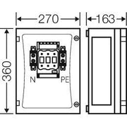 Hensel - Sicherungslasttrennschalter mit Gehäuse Lasttrenngehäuse FP 4211 1xNH 00C,3p 125A