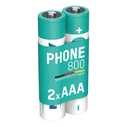 Ansmann - Akku Micro DECT-Telefon 5035332 (VE2) NiMH AAA 800mAh − 12 Packung